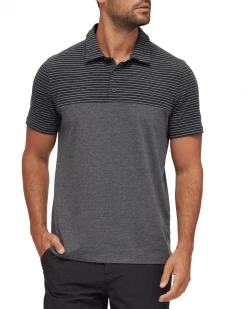 Flag & Anthem BOCA STRIPED PERFORMANCE POLO Men