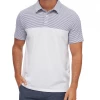 Flag & Anthem BOCA STRIPED PERFORMANCE POLO