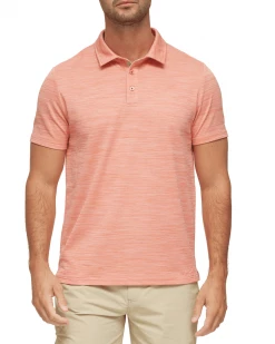 Flag & Anthem FARMINGDALE HEATHERED PERFORMANCE POLO Men