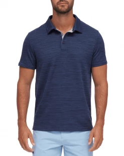 Flag & Anthem Men FARMINGDALE HEATHERED PERFORMANCE POLO