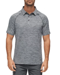 Flag & Anthem Men SPRINGFIELD TEXTURED PERFORMANCE POLO