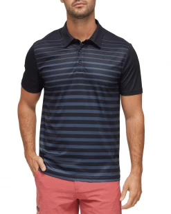 Flag & Anthem HAVEN STRIPED PERFORMANCE POLO