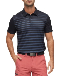 Flag & Anthem HAVEN STRIPED PERFORMANCE POLO