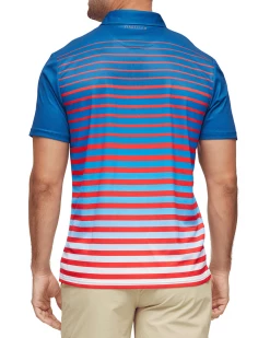 Flag & Anthem Men HAVEN STRIPED PERFORMANCE POLO