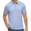 Flag & Anthem Men DELRAY PALM TREE PERFORMANCE POLO