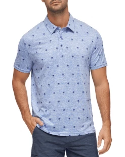 Flag & Anthem Men DELRAY PALM TREE PERFORMANCE POLO