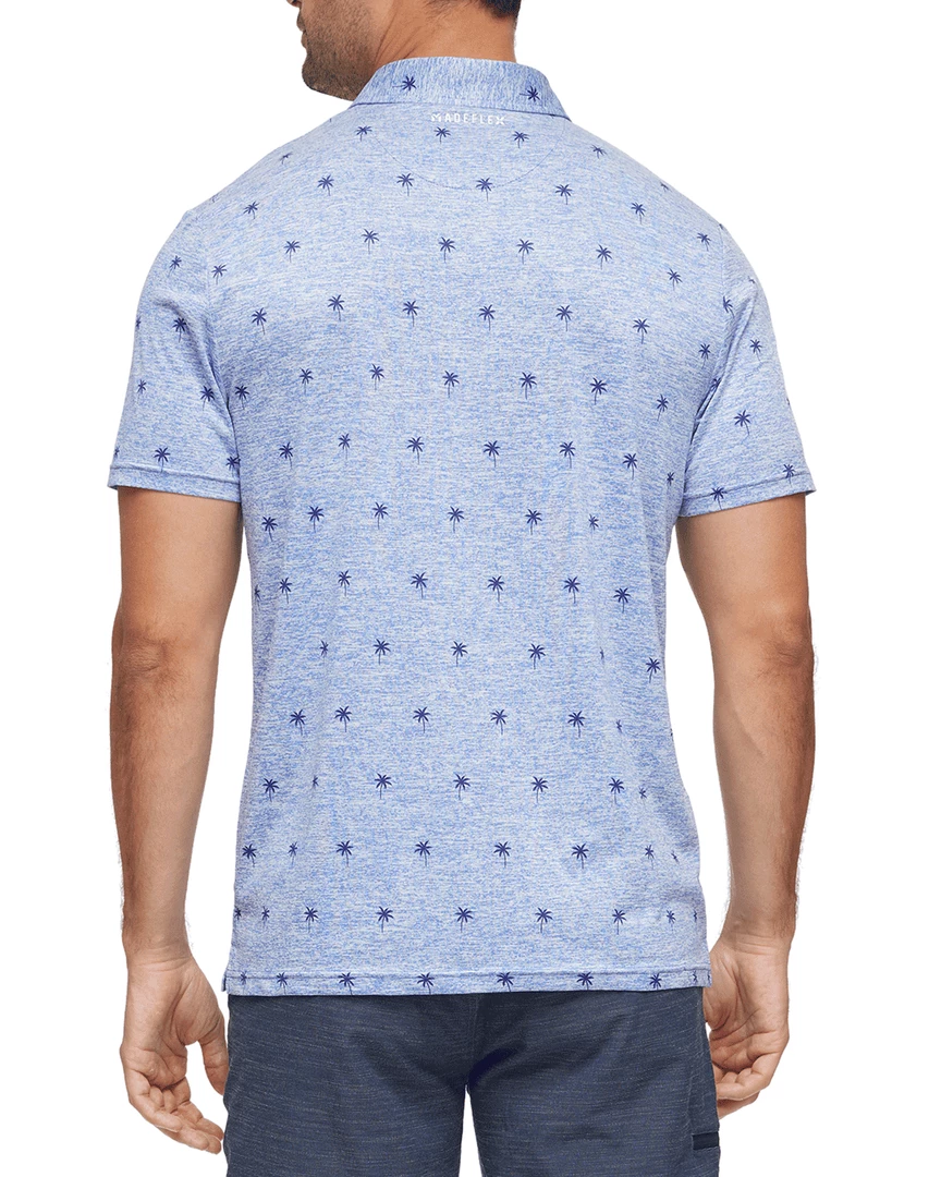 Flag & Anthem Men DELRAY PALM TREE PERFORMANCE POLO 4 Flag & Anthem Men DELRAY PALM TREE PERFORMANCE POLO