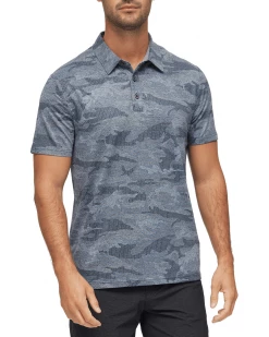 Flag & Anthem Men DESTIN CAMO PERFORMANCE POLO 12 Flag & Anthem Men DESTIN CAMO PERFORMANCE POLO