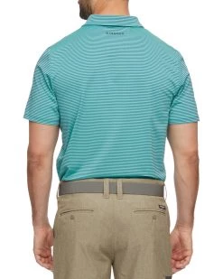 Flag & Anthem NAPLES STRIPED PERFORMANCE POLO Men