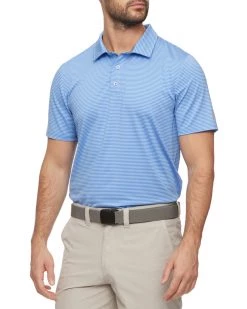 Flag & Anthem NAPLES STRIPED PERFORMANCE POLO Men
