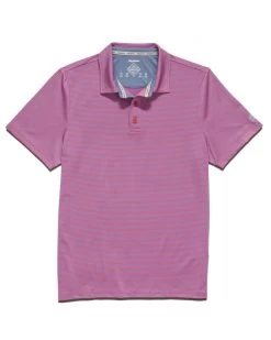 Flag & Anthem Men NAPLES STRIPED PERFORMANCE POLO