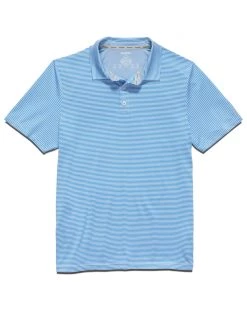 Flag & Anthem NAPLES STRIPED PERFORMANCE POLO Men