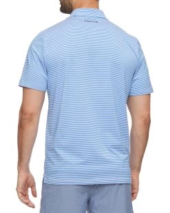 Flag & Anthem NAPLES STRIPED PERFORMANCE POLO Men