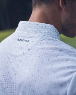 Flag & Anthem NEWTOWN GEO PRINT PERFORMANCE POLO