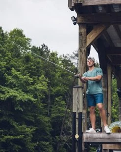 Flag & Anthem Men CHATHAM BURNOUT SLUB V-NECK TEE