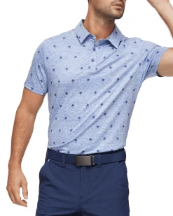 Flag & Anthem Men DELRAY PALM TREE PERFORMANCE POLO 10 Flag & Anthem Men DELRAY PALM TREE PERFORMANCE POLO