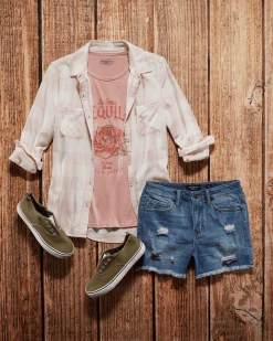 Flag & Anthem LA ROSA TEQUILA BURNOUT TEE Women 5 Flag & Anthem LA ROSA TEQUILA BURNOUT TEE Women