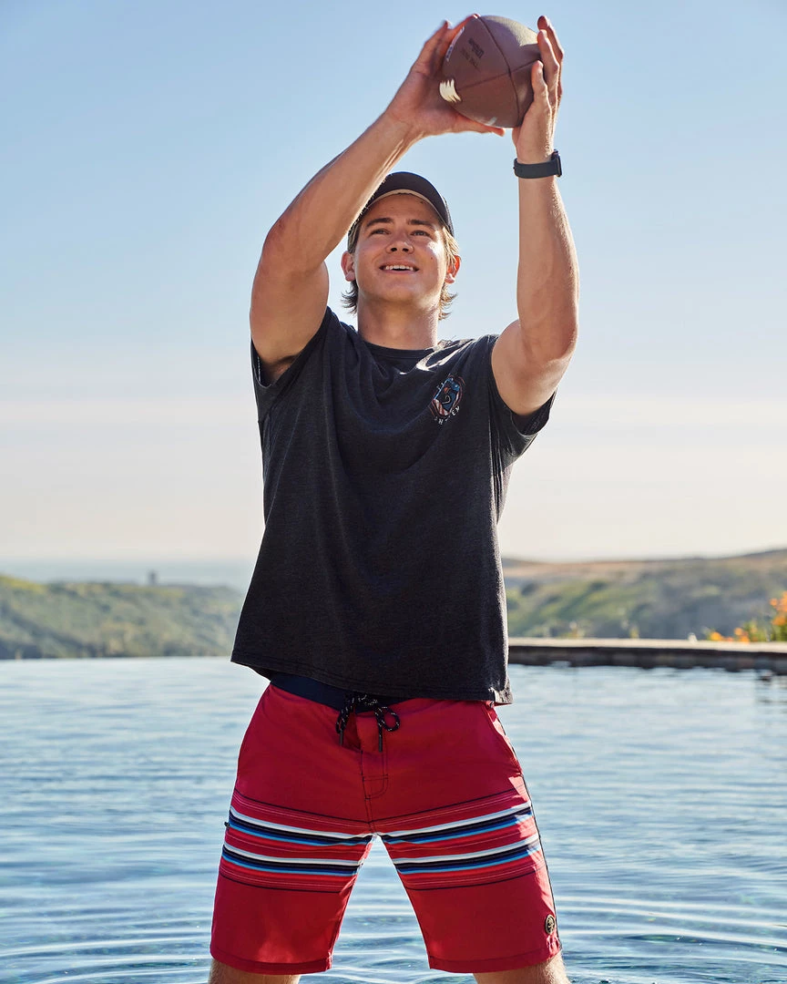 Flag & Anthem Men ROCKAWAY STRIPED BOARD SHORT - 10" INSEAM 7 Flag & Anthem Men ROCKAWAY STRIPED BOARD SHORT - 10" INSEAM