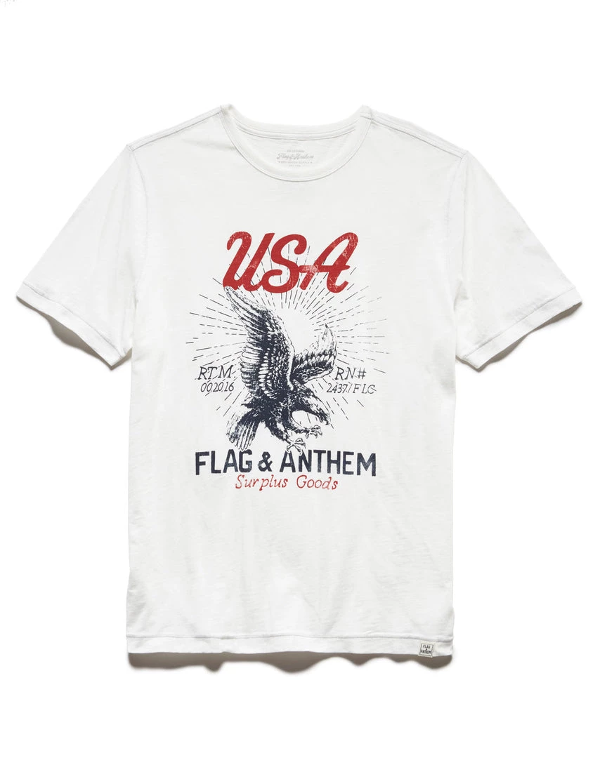Flag & Anthem USA EAGLE SLUB TEE 2 Flag & Anthem USA EAGLE SLUB TEE