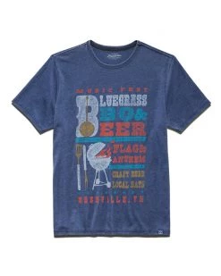 Flag & Anthem BLUEGRASS BBQ BURNOUT TEE Men 7 Flag & Anthem BLUEGRASS BBQ BURNOUT TEE Men