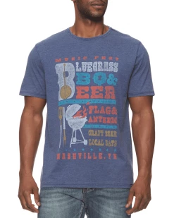 Flag & Anthem BLUEGRASS BBQ BURNOUT TEE Men
