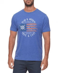 Flag & Anthem FREE & EASY FLAG BURNOUT TEE