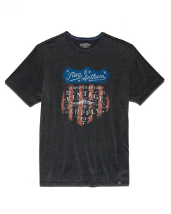 Flag & Anthem VINTAGE SUPPLY SHIELD BURNOUT TEE Men