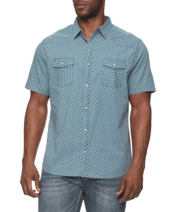 Flag & Anthem SMITHLAND LEAF PRINT VINTAGE WASHED WESTERN SHIRT