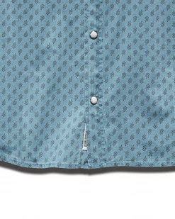 Flag & Anthem SMITHLAND LEAF PRINT VINTAGE WASHED WESTERN SHIRT