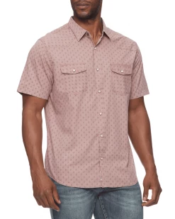 Flag & Anthem ALFRED LEAF PRINT VINTAGE WASHED WESTERN SHIRT Men