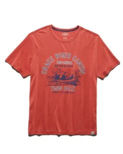 Flag & Anthem SNAKE RIVER BURNOUT TEE Men
