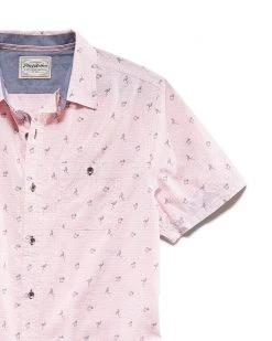 Flag & Anthem BLAINE FLAMINGO SLUB SHIRT