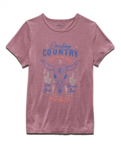 Flag & Anthem COWBOY COUNTRY BURNOUT TEE