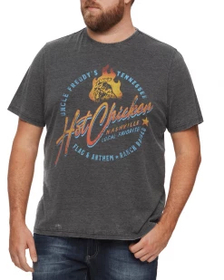 Flag & Anthem HOT CHICKEN BURNOUT TEE BIG & TALL Men