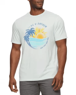 Flag & Anthem Men HIGH TIDES BURNOUT TEE