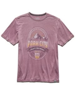 Flag & Anthem PARK CITY BREWING BURNOUT TEE BIG & TALL Men