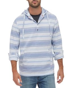 Flag & Anthem Men RADCLIFF STRIPED HOODED HENLEY