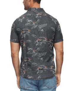 Flag & Anthem Men PINECREST PALM PRINT SHIRT