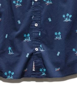 Flag & Anthem Men HONOLULU PALM PRINT SHIRT