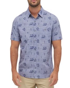 Flag & Anthem REDFORD HULA PRINT SLUB SHIRT Men