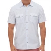 Flag & Anthem POTTSTOWN PALM PRINT LINEN-BLEND SHIRT Men