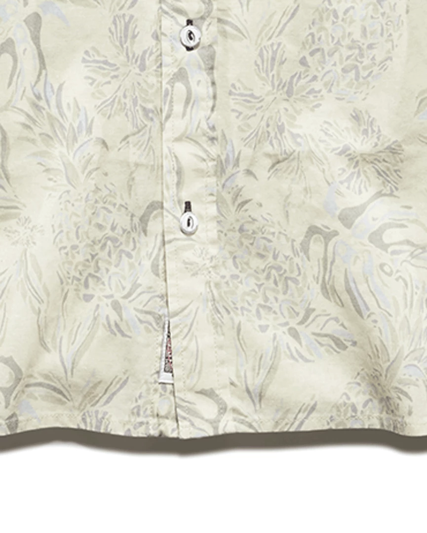 Flag & Anthem MADEIRA PINEAPPLE PRINT LINEN-BLEND SHIRT Men 6 Flag & Anthem MADEIRA PINEAPPLE PRINT LINEN-BLEND SHIRT Men