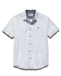 Flag & Anthem Men HURLOCK MINI DOT TEXTURED SHIRT