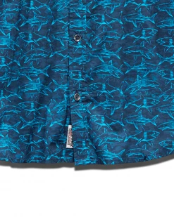 Flag & Anthem ARCHDALE SHARK PRINT SLUB SHIRT Men 7 Flag & Anthem ARCHDALE SHARK PRINT SLUB SHIRT Men