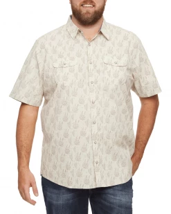 Flag & Anthem Men TEMPE CACTUS PRINT SHIRT BIG & TALL