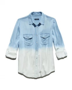 Flag & Anthem Women GREENWICH DIP-DYE CHAMBRAY SHIRT