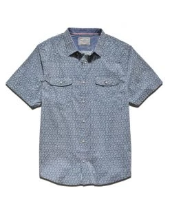 Flag & Anthem PLANO GEO PRINT WESTERN SHIRT