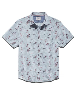 Flag & Anthem Men GLENROCK ISLAND PRINT SHIRT