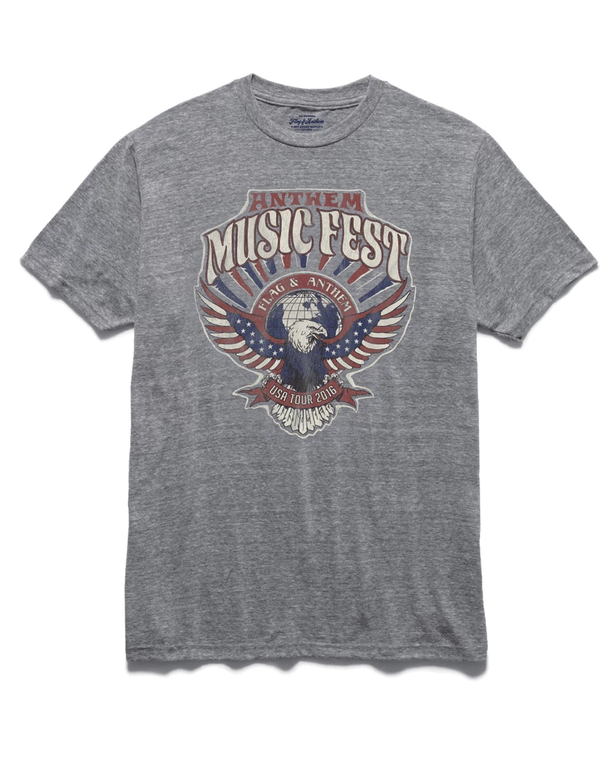 Flag & Anthem ANTHEM VINTAGE TOUR TEE Men 2 Flag & Anthem ANTHEM VINTAGE TOUR TEE Men