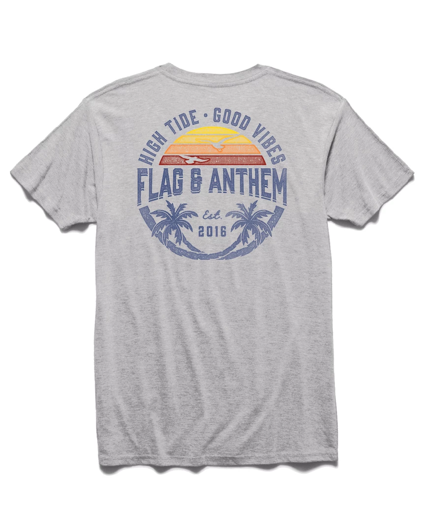 Flag & Anthem HIGH TIDE GOOD VIBES TEE Men 1 Flag & Anthem HIGH TIDE GOOD VIBES TEE Men